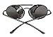Historical Emporium Men's Chrononaut Steampunk Sunglasses Black