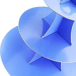 Faxco 3 Pack 3-Tier Colorful Round Cardboard Cup