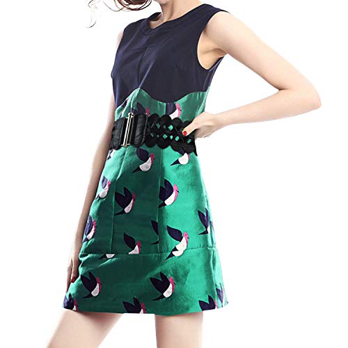Women Elastic Belt High Waist Cinch Stretch Leather Sash for Ladies Wide Band Plus Size Girl Gift Corset Belt for Dress(Hollow,XL)