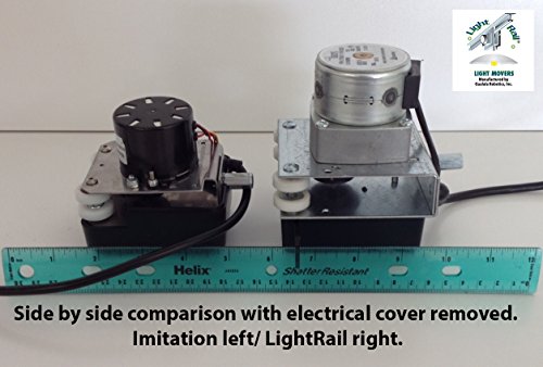 Light Rail 3.5 IntelliDrive Kit Motor w Rail, Robotic Grow Light Mover Genuine Solidly Made in The USA - Thumbnail 4