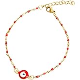 SBI Jewelry Gold Evil Eye Bracelets for Women Good Luck Chain Wristlet Adjustable Lucky Bracelets Gifts for Women Jewelry