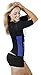Body Spa Light Neoprene Vest with Sleeves Exercise Gym Sauna Shaper Weight Loss 13830 (Blue, Medium)