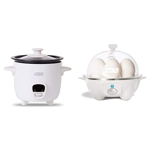 DASH Mini Rice Cooker and Egg Cooker Bundle - Cook Rice, Grains, Soup ...