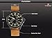 NAVIFORCE Original Genuine Leather Quartz Date Week Waterproof Sport Men's Wrist Watch 9074 Brown
