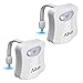 Ailun Toilet Night Light Motion Activated LED Light 16 Colors Changing Toilet Bowl Illuminate Nightlight for Bathroom Battery Not Included Perfect Decorating Combination with Faucet Light [2 Pack]