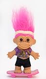 My Lucky Skateboarding Troll Doll