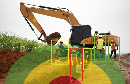 RAV-KI Personen-Detektierungskamera mit künstlicher Intelligenz, mit Alarmausgang, Full-HD 1080p, von CARGUARD Systems, Outdoor