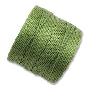 BeadSmith Super-Lon Cord - Size #18 Twisted Nylon - Avocado / 77 Yard Spool - //medicalbooks.filipinodoctors.org