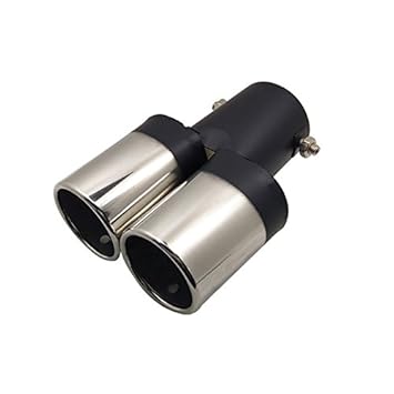 PolarLander Car Styling Stainless Steel Silenciador de Escape Tip Pipe Negro