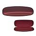 Glasses Case Hard Shell | Medium Size | Protective Eyeglasses, Sunglasses, Computer Glasses, And Reading Glasses Case For Men, Women, Kids | Maroon