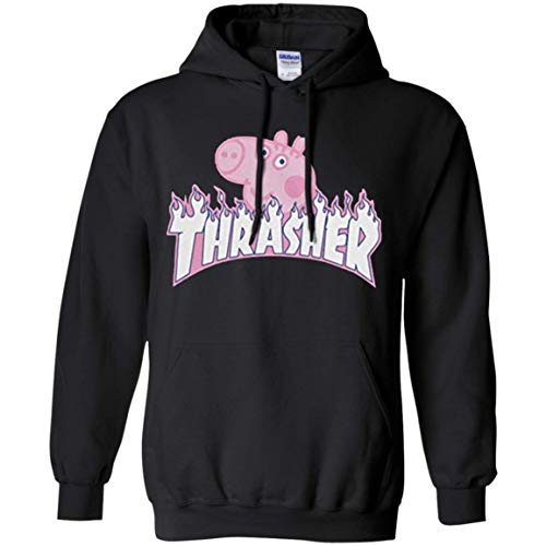 Pullover Hoodie Thrasher Hoodie Peppa Pig Thrasher Peppa Pig