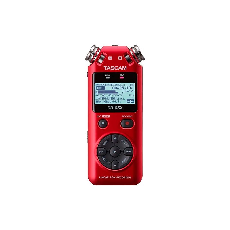 Tascam DR05X Stereo Handheld DigitalAudio Recorder and USB Audio