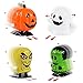 FUNNISM 12 Pieces Halloween Assorted Clockwork Wind-up Toys for Kids Party Favors