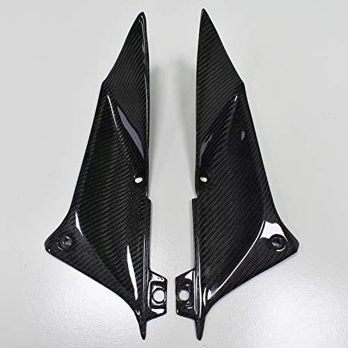Wotefusi Motorcycle Fairing Tank Side Cover Trim Panels Carbon Fiber for Yamaha R1 2002 2003