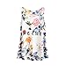EFINNY Women's Casual Butterfly Pattern Loose Sleeveless Tee Shirt Tank Top
