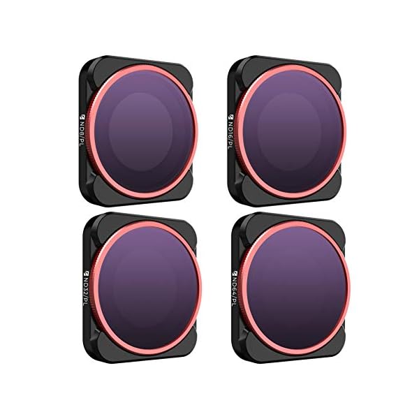Freewell Bright Day - 4K Series - 4er-Pack ND8/PL, ND16/PL, ND32/PL, ND64/PL Kameralinsenfilter Kompatibel mit GoPro…