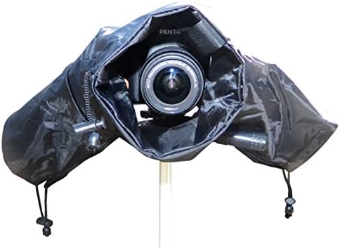 Professional Camera Rain Cover Protector for Medium to Large DSLR Cameras, Canon EOS, Nikon, Olympus, Pentax, Fuji, Sony, Panasonic