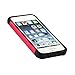 AGRIGLE AB669656 Shock- Absorption/High Impact Resistant Hybrid Dual Layer Armor Defender Full Body Protective Cover Case Compatible with iPhone 5/5S/SE (Black Red)