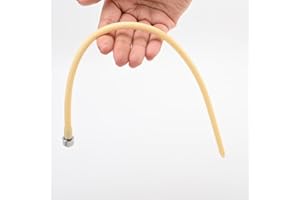 Gobuying Extra Long Silicone Chastity Device Urethral Sounds Cock Cage Accessories Penis Plug Hollow Urethral Sounds for Chas