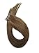 Brown Hair Extensions Tape in Human Hair #8 Ash Brown Straight Hair Extensions Seamless Skin Weft Remy Tape ins Hair Extensions 16 Inch 30grams 20pcs
