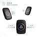 Wireless Doorbell,Doorbell Kit,Over 300-feet Range with 1 Remote Buttons and 2 Plugin Receiver,38 Pieces of Music-BLACK By E-UNIONA