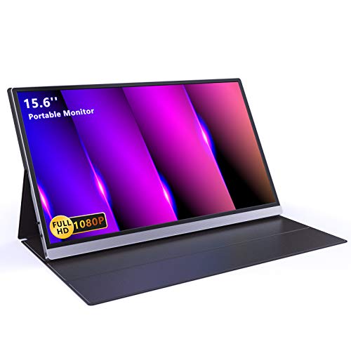 Portable Monitor 15.6 inch 1920x1080 FHD IPS Laptop Monitor Type-C and ...