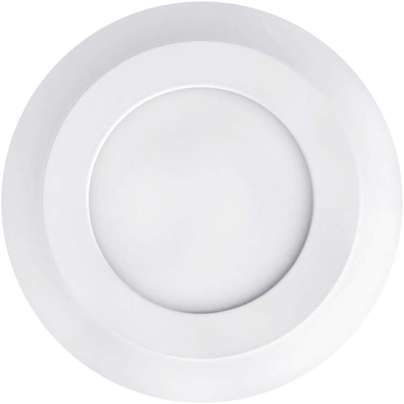 G.W.S® 18W+6W Blue Edge Lit Round Circle LED Surface Mounted Panel Downlight Ceiling Light Day White, LED Driver Included - Image 5