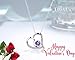 February Birthstone Natural Amethyst Gemstone Necklace Women Birthday Gifts Mom Wife I Love You to the Moon and Back Necklace Sterling Silver