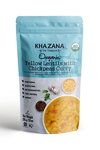 Khazana Gourmet Indian Entrée |USDA-Organic/Vegan|- ALL 5 FLAVORS Curry Variety Pack • 10oz(5 Pack) • [Fully Cooked & Ready-to-Eat Meals/Snacks/Dinner for a tasty bite of Indian Kitchen Food] - Thumbnail 6