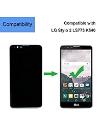 Para LG G Stylo 2 ls775 K540 visualización LCD Touch digitalizador visualización montaje con marco negro + herramientas
