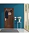 YUMORE Over The Door Hook,Stainless Steel Heavy Duty Door Hanger for Coats Robes Hats Clothes Towels, Hanging Towel Organizer,Space Saving Bathroom Hooks Use Directly Without Installation, Pack of 2