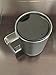 Starbucks Black Ceramic Desktop Mug Silicone Nonslip Bottom with press-in Lid , 14 Fl Oz