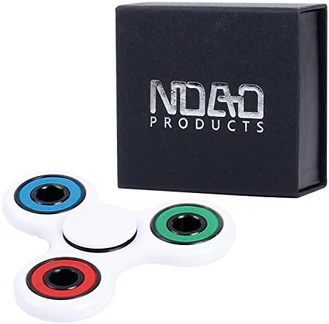 NDAD 1 Pack Hand Spinner Fidget Toy-Durable High Speed 1-3 Min Spins Si3N4 Hybrid Ceramic Bearing-Perfect for Adults, Kids, Stress, Anxiety, EDC, ADHD, Fitness-(Non-3D Printed) +Gift Box(Multicolor)