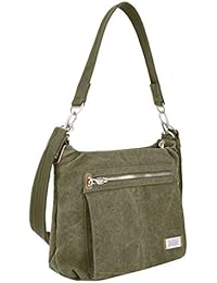 Travelon Anti-Theft Heritage Hobo Bag Cross Body, Sage, One Size