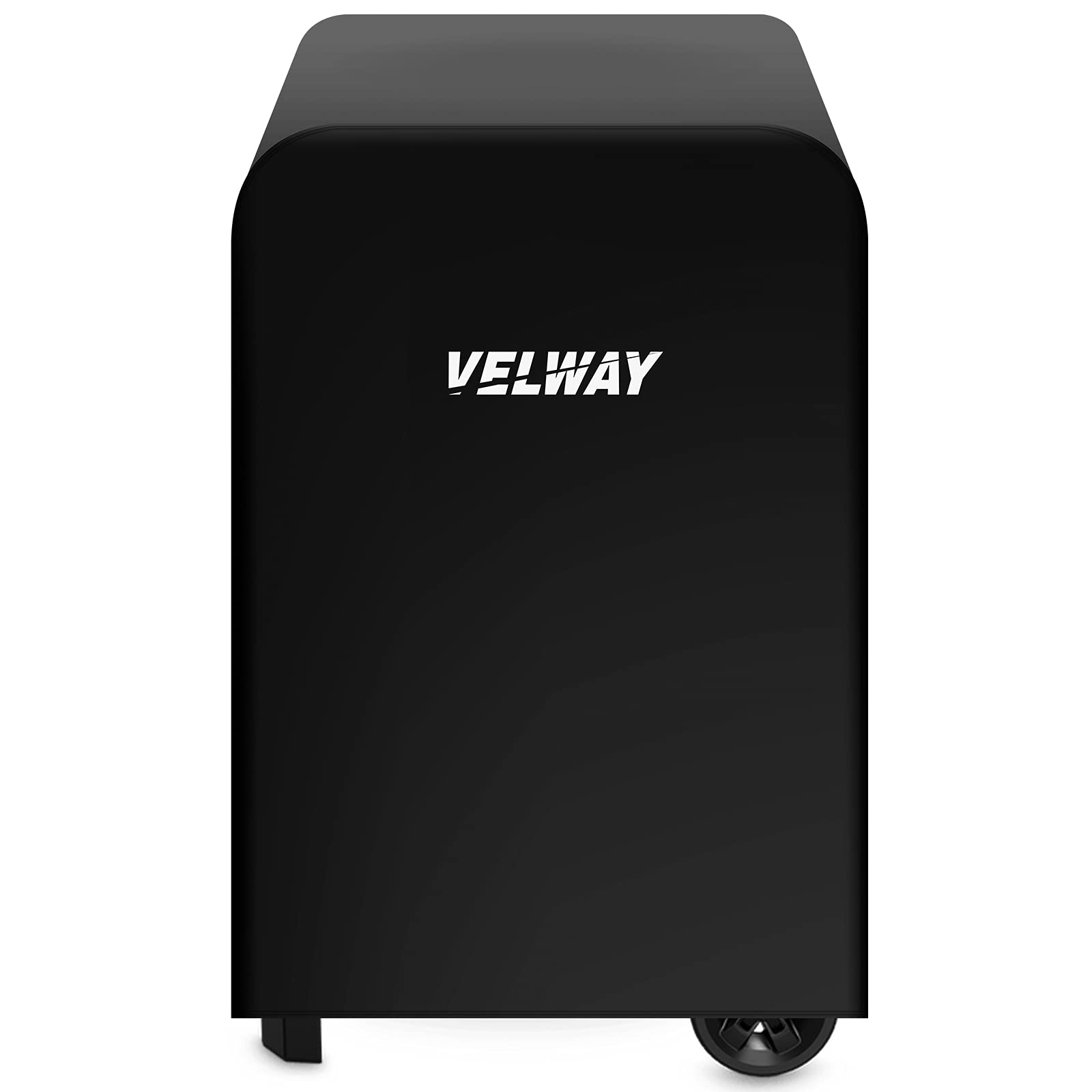 Velway Gas Grill Cover Barbecue Cover Waterproof Heavy Duty 210D Oxford Fabric Outdoor BBQ Cover UV protection Dust-Proof Windproof Weatherproof Durable with Storage Bag Black 76x66x110cm