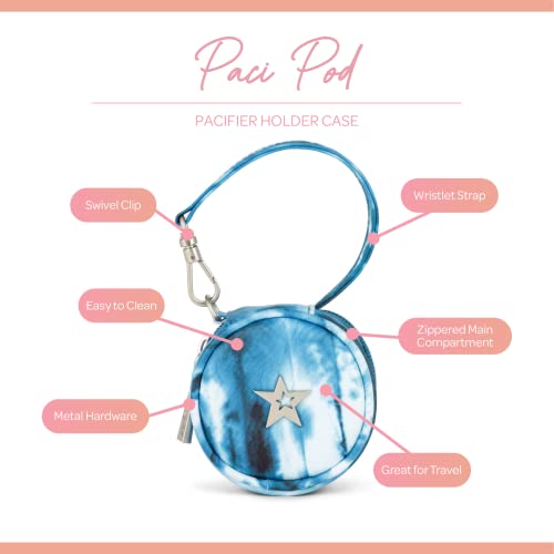 JuJuBe Paci Pod Pacifier Holder, Clip Binky to Diaper Bag or Stroller