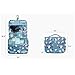 HaloVa Toiletry Bag Multifunction Cosmetic Bag Portable Makeup Pouch Waterproof Travel Hanging Organizer Bag for Women Girls, Dark Blue