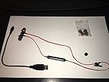 Bluetooth Headphones, Sweatproof V4.0 Wireless Bluetooth Earphones Headset In-Ear Headphones Earbuds with Microphone & Stereo for Sports with Magnet Attraction (Red)