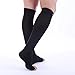 Doc Miller Open Toe Compression Socks for Men & Women, 30-40 mmHg Knee High Support, Toeless Design for Daily Leg Comfort, Breathable Nylon Spandex, 1 Pair