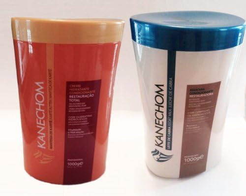 Kanechom Combo Karite Butter Hair Treatment & Goat Milk Hair Treatment 1kg Each (Combo- by Kanechom