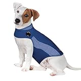 ThunderShirt Polo Dog Anxiety Jacket, Blue, Small
