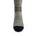 Merino Wool Crew Hiking Sock - Moisture Wicking - Denim Heather - Large