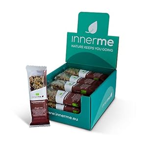 INNERME – Superfood Bars ‘chia-goji-cacao’ (20x40g) – bio & vegan mueslireep – glutenvrij – vezelrijk – happyfood…