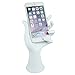 JewelryNanny Smartphone Hand Stand Phone Display Holder Universal for iPhone iWatch Android Cell Phones, White