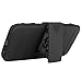 Galaxy S6 Case, ENGIVE Dual Layer Hybrid Armor Full Body Protective Case with Kickstand and Removable Holster Swivel Belt Clip for Samsung Galaxy S6 (Black)