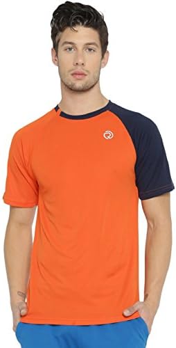TRUEREVO Men's Ultra Light Dryfit Running & Training 1 Different Sleeve Tshirt