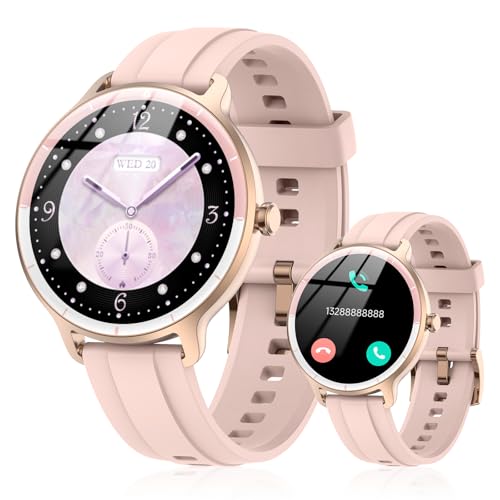 Smart Watch for Women Men(Answer/Make Calls), Fitness Tracker Built-in AI Voice, 1.27" HD Smartwatch with Heart Rate/Sleep/Step/SpO2 Monitor, 100+ Sports Modes, IP68 Waterproof Watch for Android iOS