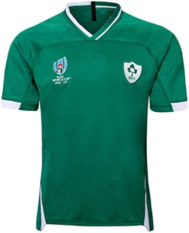 CASUALBOYS Rugby Jersey 2019 Japan World Cup Ireland Home Away Football Clothing Men's Jersey Men's T-Shirt Green-M