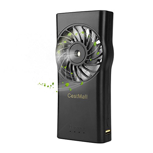 Cestmall misting fan, cool mist humidifier, usb powered…