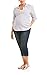 Rumor Has It Maternity Over The Belly Cuffed Capri Crop Straight Jeans (Medium, Medium)